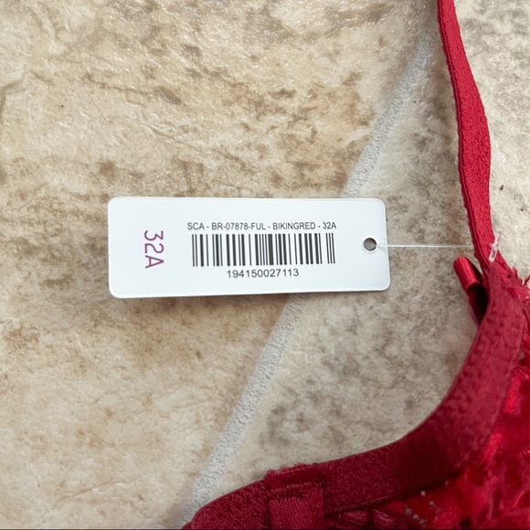Adore Me Red Bra 32A - Picture 4 of 4